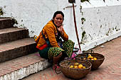 Luang Prabang, Laos - Street seller.